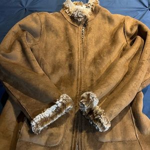 Goldwater Creek jacket that is reversible.  No marks or stains.  Suede.